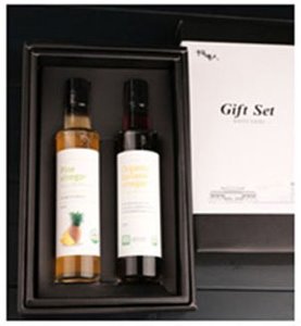 선물셋트 선물용 박스와 쇼핑백 포함 파인애플식초 바나나식초 천년미인 뷰티샵몰